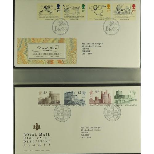 743 - GB.FIRST DAY COVERS 1981-2009 COLLECTION of Bureau issues displayed in six Royal Mail cover albums, ... 