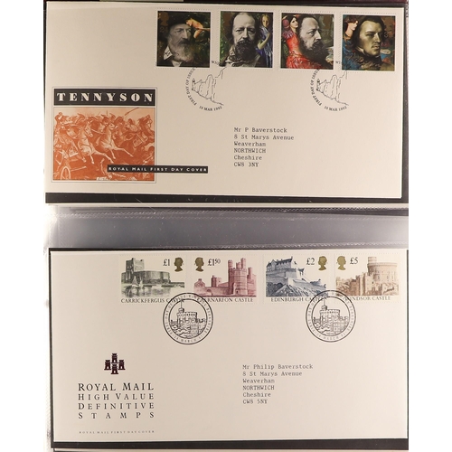 744 - GB.FIRST DAY COVERS 1986-2011 collection of Bureau covers displayed in six Royal Mail cover albums, ... 