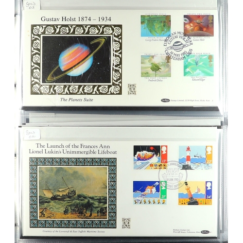 748 - GB.FIRST DAY COVERS BENHAM GOLD 500 SERIES 1985-93 collection in an album, between GOLD03-89, fine. ... 