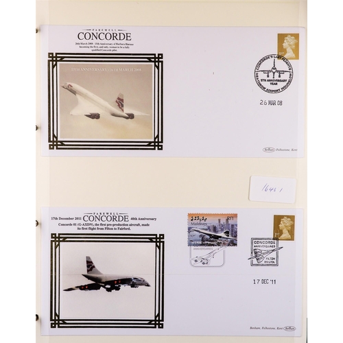 112 - COLLECTIONS & ACCUMULATIONS CONCORDE - BENHAM COVERS 2006-13 covers collection in four albums. (+/- ... 