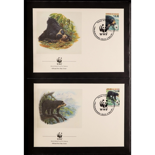 115 - COLLECTIONS & ACCUMULATIONS SOUVENIR COLLECTIONS IN TWO BOXES with WWF in three albums, 50th Anniver... 