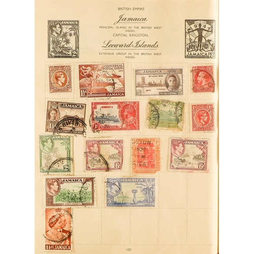 117 - COLLECTIONS & ACCUMULATIONS WORLD CARTON a well picked 1898 Imperial album, couple of well filled ol... 