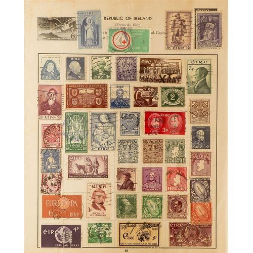 117 - COLLECTIONS & ACCUMULATIONS WORLD CARTON a well picked 1898 Imperial album, couple of well filled ol... 