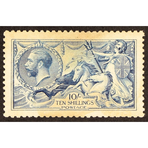 1364 - GB.GEORGE V 1915 (Dec) 10s bright (Cambridge) blue, SG Spec. N70 (3), a well centered mint example, ... 