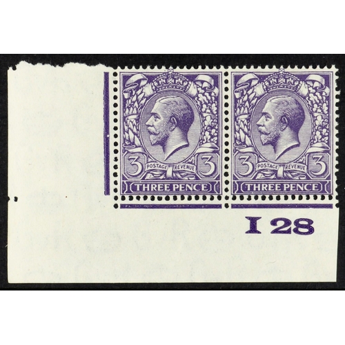 1366 - GB.GEORGE V 1924-26 3d deep violet, 