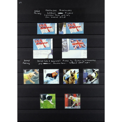 1373 - GB.ELIZABETH II 1969 - 2008 COMMEMORATIVE COLLECTION. A comprehensive collection in 5 stockbooks whi... 