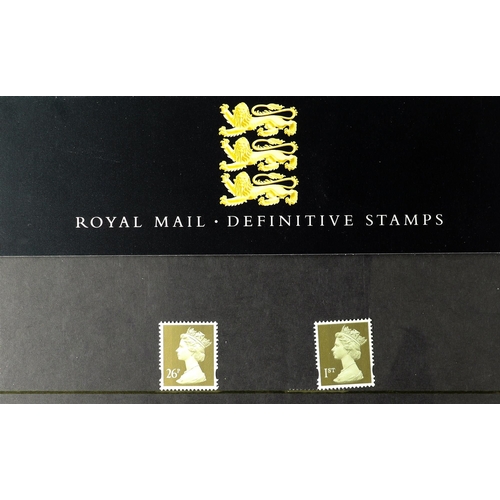 1375 - GB.ELIZABETH II 1971 - 2010 MINT SELECTION which includes commemoratives, definitives, booklet stamp... 