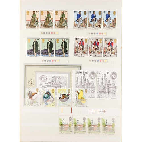 1391 - GB.ELIZABETH II 2002 - 2011 collection of commemorative stamp sets and miniature sheets in two stock... 