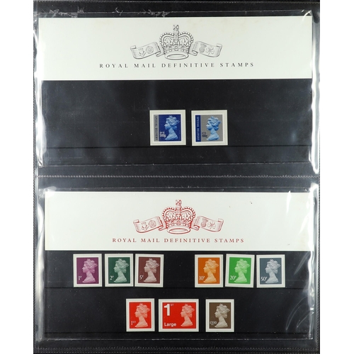 1394 - GB.ELIZABETH II 2010 - 2020 DEFINITIVE PRESENTATION PACKS in dedicated album. Incomplete run (mainly... 