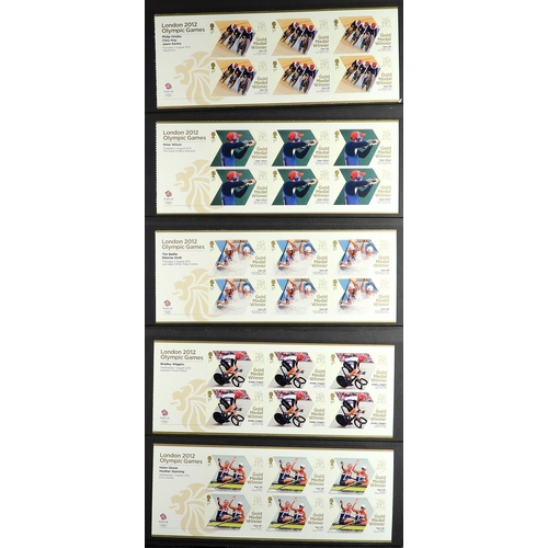 1396 - GB.ELIZABETH II 2012 OLYMPIC AND PARALYMPIC SHEETLETS 29 Olympic sheetlets of 6 stamps (1 duplicated... 