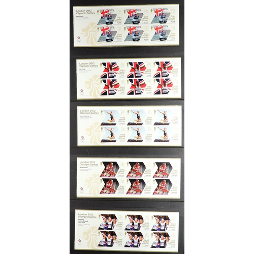 1396 - GB.ELIZABETH II 2012 OLYMPIC AND PARALYMPIC SHEETLETS 29 Olympic sheetlets of 6 stamps (1 duplicated... 