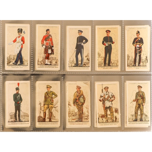 14 - CIGARETTE CARDS ranges in slot in album, further plastic sleeves, and loose in a tin, some stuck dow... 