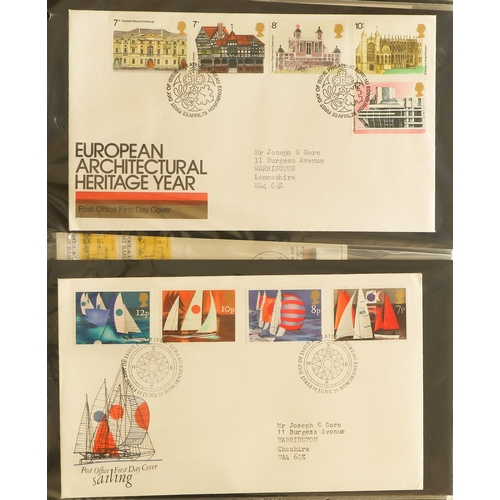 1405 - GB.ELIZABETH II COLLECTION IN TWO BOXES with two S.G. Special Stamps albums containing mint sets to ... 