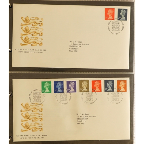 1405 - GB.ELIZABETH II COLLECTION IN TWO BOXES with two S.G. Special Stamps albums containing mint sets to ... 