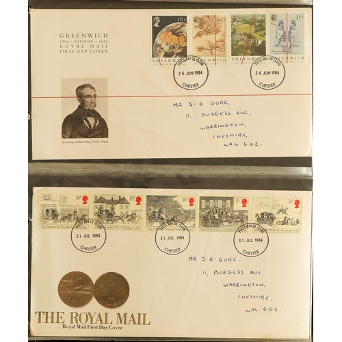 1405 - GB.ELIZABETH II COLLECTION IN TWO BOXES with two S.G. Special Stamps albums containing mint sets to ... 