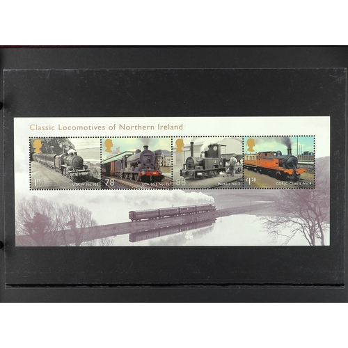 1416 - GB.ELIZABETH II MINIATURE SHEET COLLECTION in Royal Mail album which range from 1970s to 2020. Face ... 