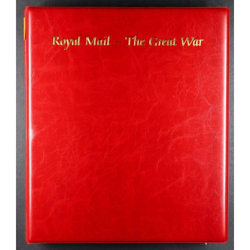 1442 - GB.ELIZABETH II THE GREAT WAR COLLECTION. Housed in dedicated Royal Mail album. Includes stamp sets,... 