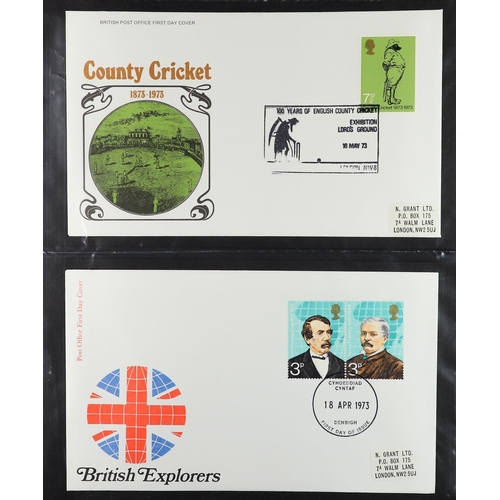 1452 - GB.FIRST DAY COVERS 1967 - 1990s GB collection of approximately 465 covers in 6 albums. Good range o... 