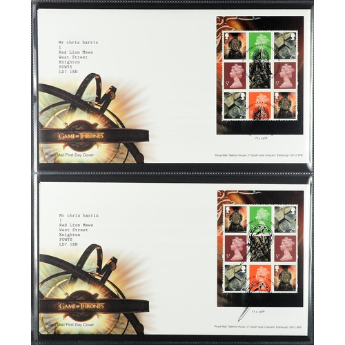 1454 - GB.FIRST DAY COVERS 1974 - 2020 in 4 dedicated Royal Mail albums. The collection is split into 1974-... 