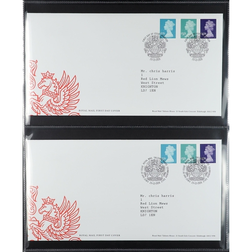 1454 - GB.FIRST DAY COVERS 1974 - 2020 in 4 dedicated Royal Mail albums. The collection is split into 1974-... 