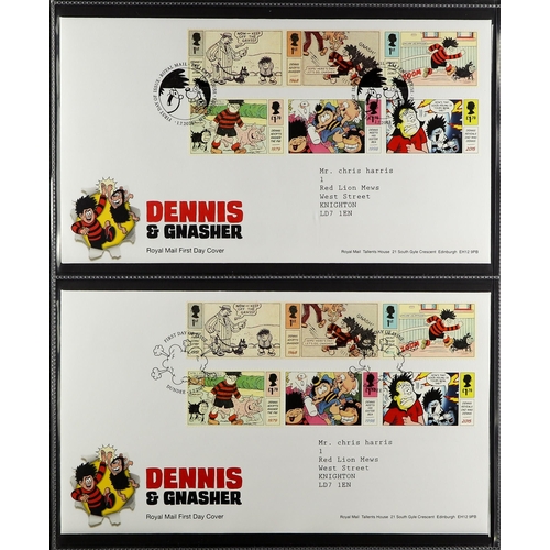 1457 - GB.FIRST DAY COVERS 2019 - 2021 collection in 3 Royal Mail albums All different. Comes with 2 new em... 