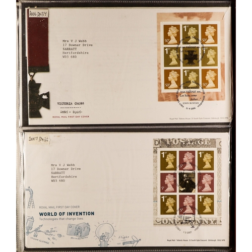 1463 - GB.FIRST DAY COVERS COLLECTION IN THREE ALBUMS AND LOOSE incl. useful definitives, regionals and boo... 