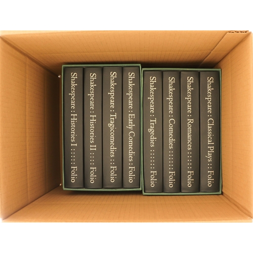 15 - FOLIO SOCIETY: SHAKESPEARE SET. complete set of 8 books (1997) with slipcases. Very fine, like new.