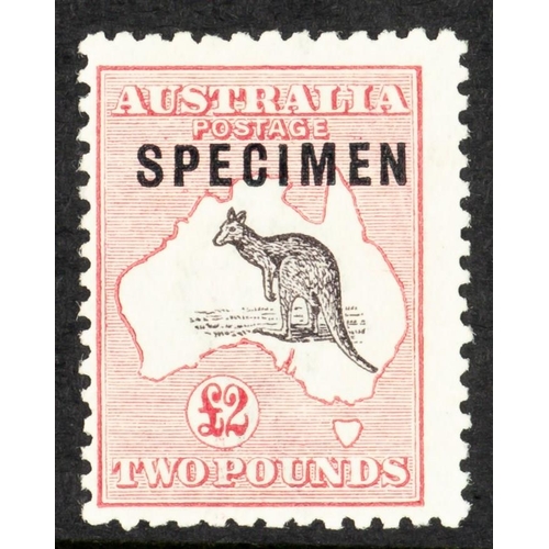 198 - AUSTRALIA 1915-28 £2 Kangaroo, SG 45, overprinted 