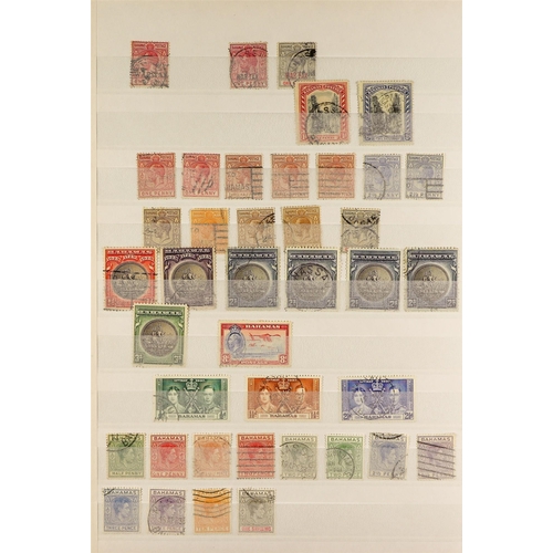 225 - BAHAMAS 1863-1948 USED COLLECTION incl.1863-77 perf 12½ 4d & 6d, perf 14 4d, 1863-80 1s (2), 1882 pe... 