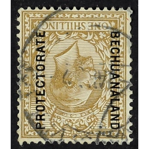 245 - BECHUANALAND 1925-27 1s bistre-brown, watermark inverted, SG 98w, fine cds used. Cat. £300.