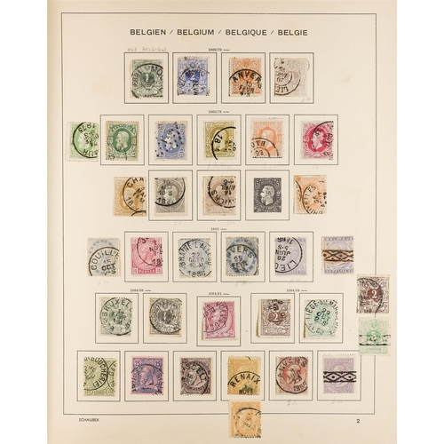 250 - BELGIUM 1849-1955 collection in a Schaubek printed album, mint and used issues incl. sets and miniat... 