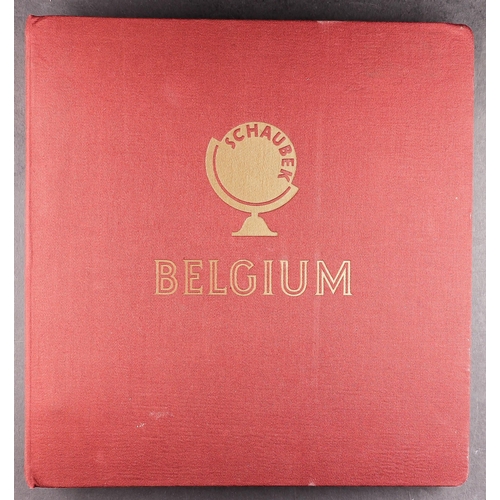 250 - BELGIUM 1849-1955 collection in a Schaubek printed album, mint and used issues incl. sets and miniat... 