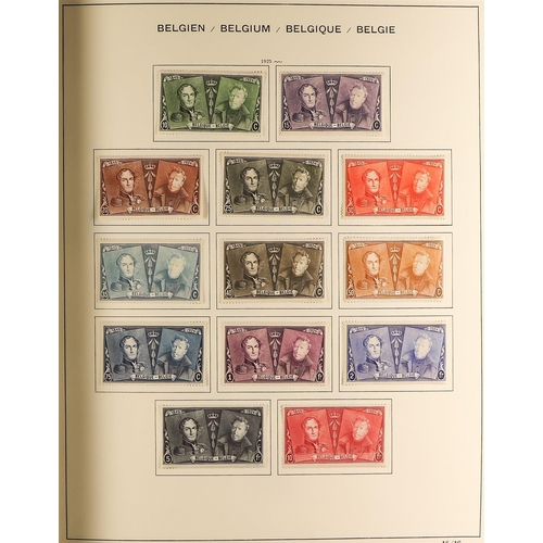 251 - BELGIUM 1849-1980's EXTENSIVE COLLECTION in two printed albums and two stockbooks, mint and used wit... 