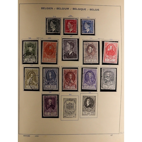 256 - BELGIUM 1951-81 COLLECTION of mainly fine used in an album with never hinged mint stamps scattered t... 