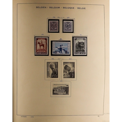 256 - BELGIUM 1951-81 COLLECTION of mainly fine used in an album with never hinged mint stamps scattered t... 