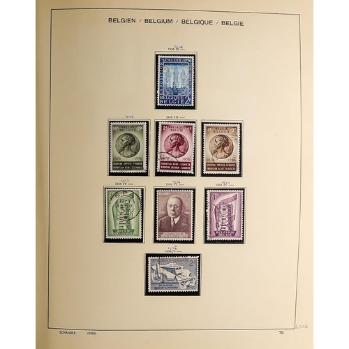 256 - BELGIUM 1951-81 COLLECTION of mainly fine used in an album with never hinged mint stamps scattered t... 