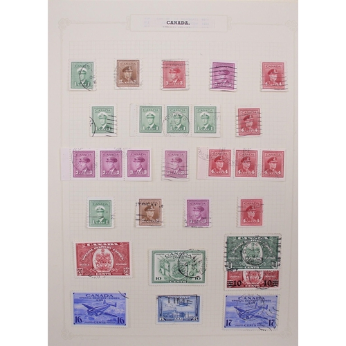 302 - CANADA 1897-1953 USED COLLECTION incl. 1897 