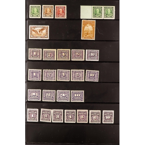 306 - CANADA 1911-35 FINE MINT COLLECTION with some never hinged. Incl. 1911-22 to 5c, 20c & 50c (this NHM... 