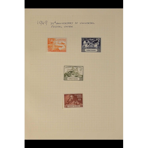 323 - CAYMAN IS. 1937-50 MINT COLLECTION incl. 1938-48 definitive set plus all additional perfs and shades... 