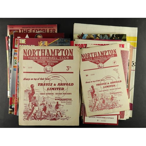 34 - FOOTBALL PROGRAMMES. ONE PER SEASON. MAN UTD - NORTHAMPTON. 1960 ONWARDS. Comprising of Man Utd 1960... 