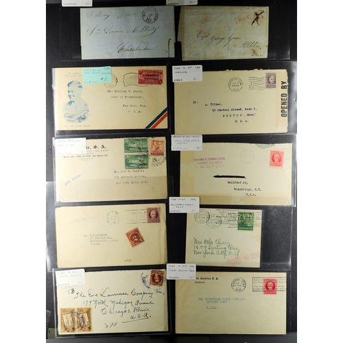 351 - CUBA 1847-1940's COVERS RANGE an American dealers stock (P.T.S.A. $660+) incl. pre stamp, Spanish pe... 