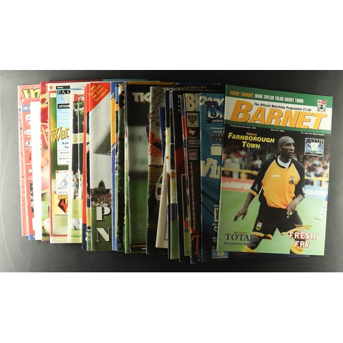 38 - FOOTBALL PROGRAMMES. NON LEAGUE IN FAC 1990's 1st round proper onwards. Comprising of 90-1 x20, 91-2... 