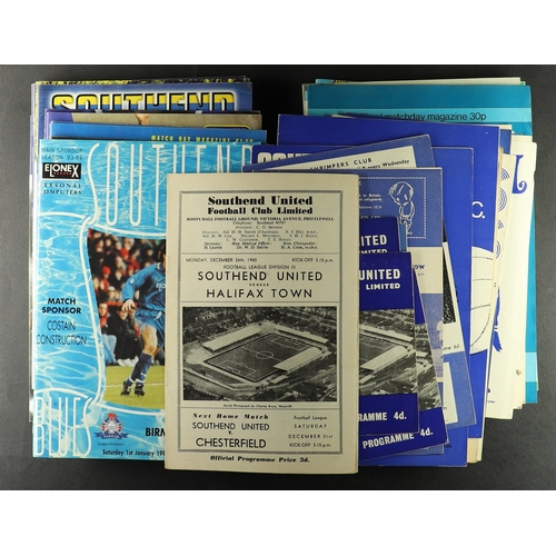 39 - FOOTBALL PROGRAMMES. ONE PER SEASON. SOUTHAMPTON - SWANSEA. 1960 ONWARDS. Comprising of Southampton ... 