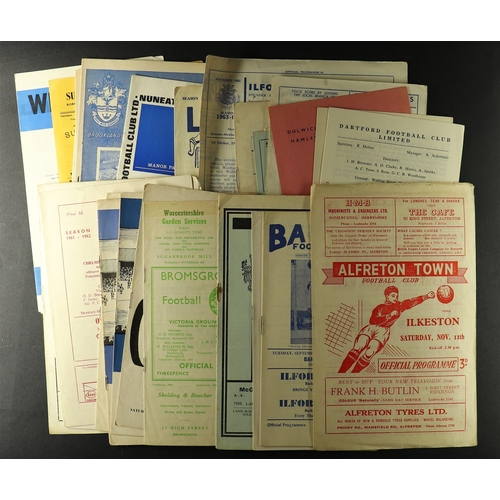 41 - FOOTBALL PROGRAMMES: NON LEAGUE 1940s - 1970s. Comprising of the following approximate amounts: 40s ... 