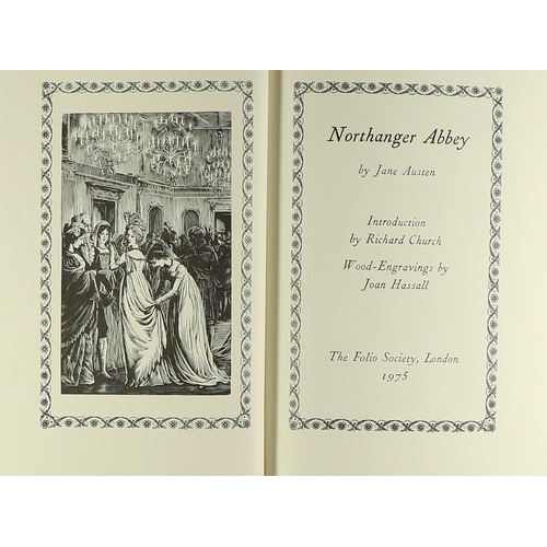 42 - FOLIO SOCIETY: THE NOVELS OF JANE AUSTEN AND THE BRONTES. Set of 7 novels from the Bronte sisters an... 