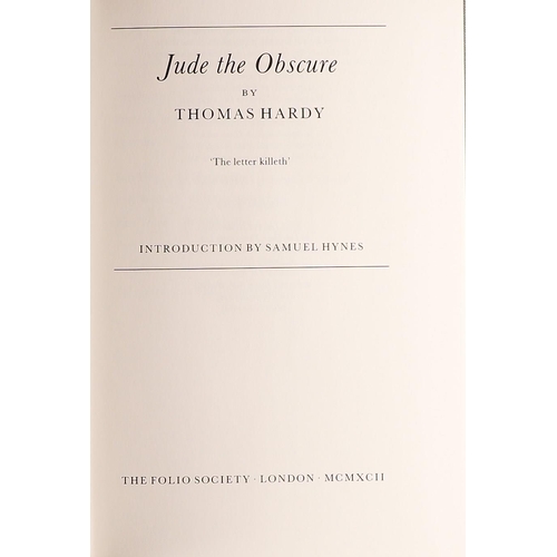 43 - FOLIO SOCIETY: THE CLASSICS OF THOMAS HARDY. Set of 15 books. Includes the timeless classics Tess of... 