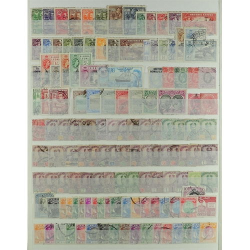 48 - COLLECTIONS & ACCUMULATIONS COMMONWEALTH A to Z mainly fine used in a stock book and in an album, 19... 