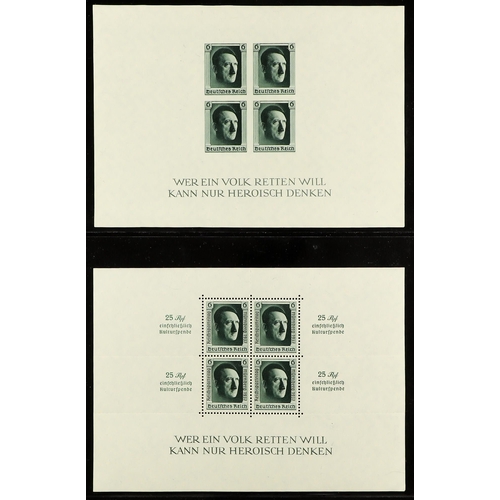 484 - GERMANY 1928-39 NEVER HINGED MINT with 1928-32 Ebert & Hindenburg definitive set, Mi. 410/422 (SG 42... 