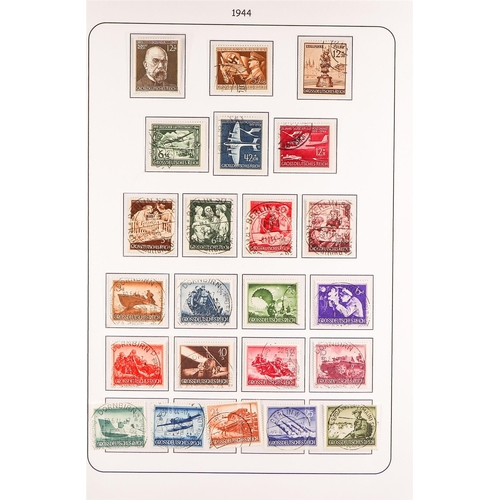 488 - GERMANY 1933-45 USED THIRD REICH COLLECTION. incl. 1933-34 all three Hindenburg definitive sets, 193... 