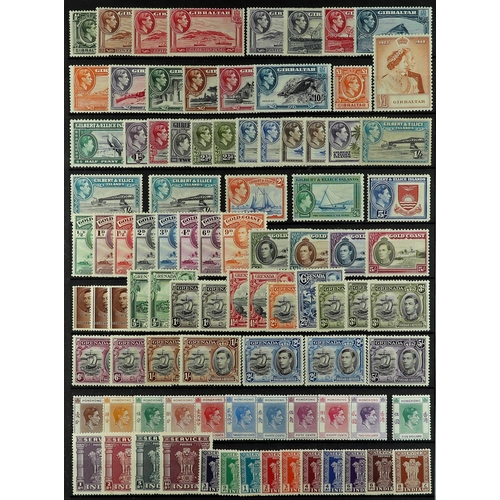 49 - COLLECTIONS & ACCUMULATIONS COMMONWEALTH - KGVI FINE MINT COLLECTION incl., Aden 1939 - 1951 ranges ... 